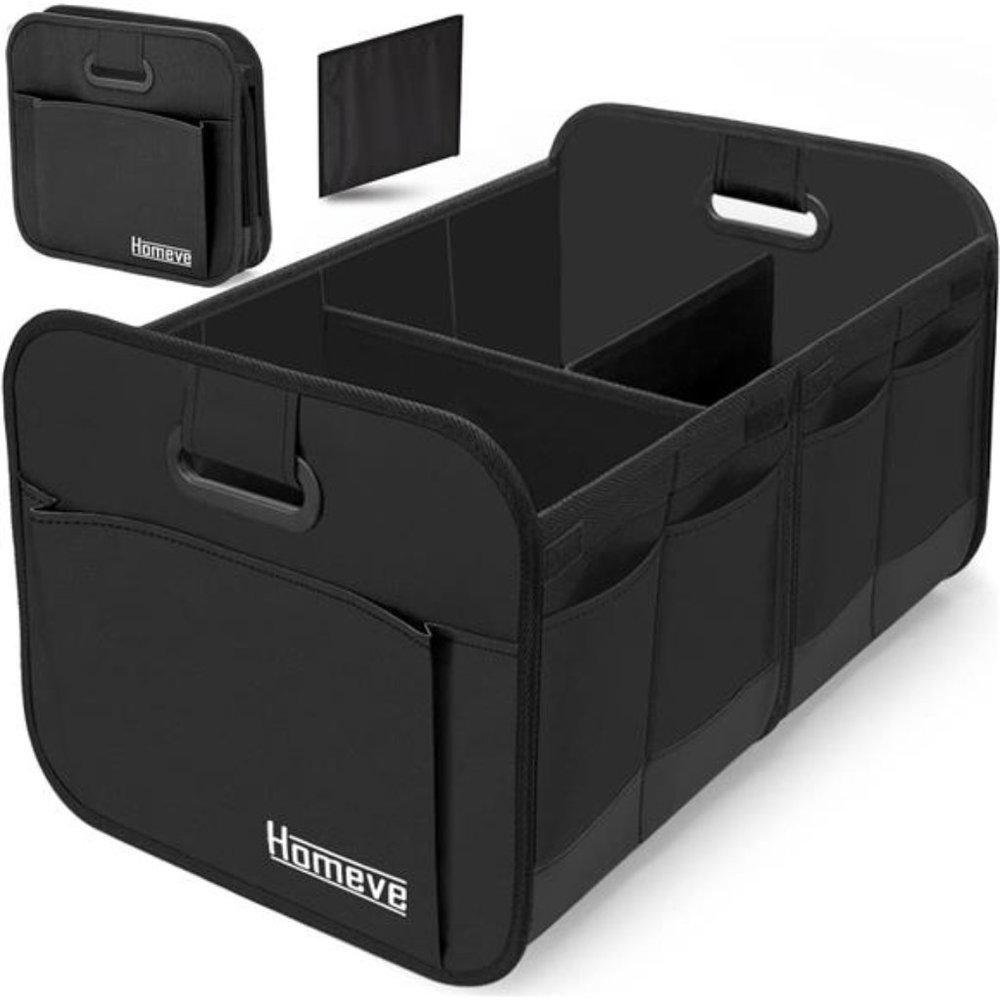 Car Trunk Organizer,Car Storage,Reinforced Handles,Collapsible Multi-Compartment